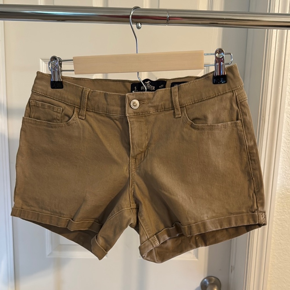 Hollister Tan Shorts Versatile Casual Wear